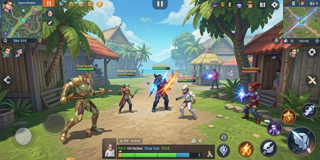 Tampilan awal game 9N9N yang menarik.