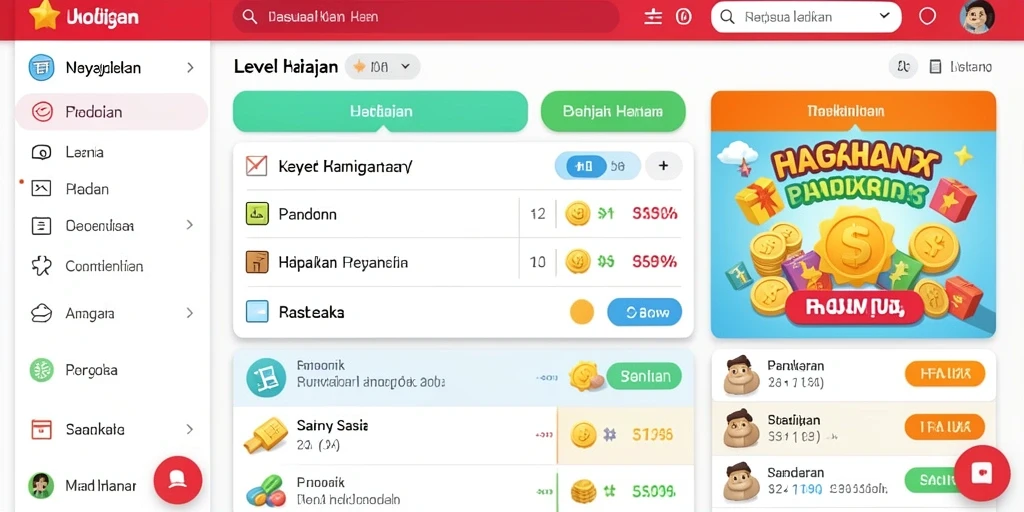 Tampilan antarmuka yang menarik dan user-friendly.
