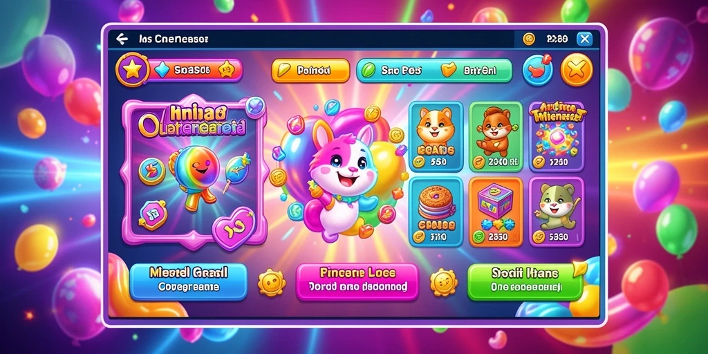 Tampilan layar utama GARASISLOT yang menarik dan interaktif.