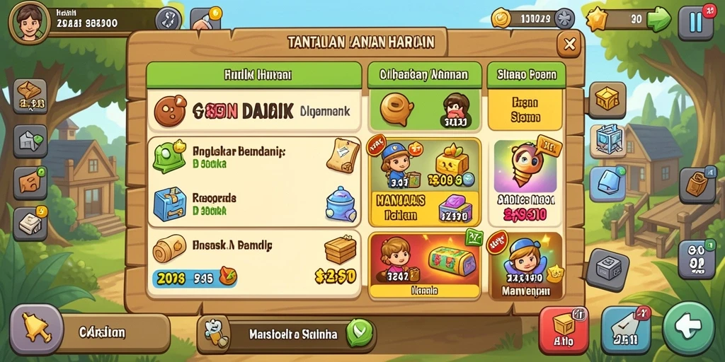 Tangkapan layar menunjukkan karakter baru yang unik.