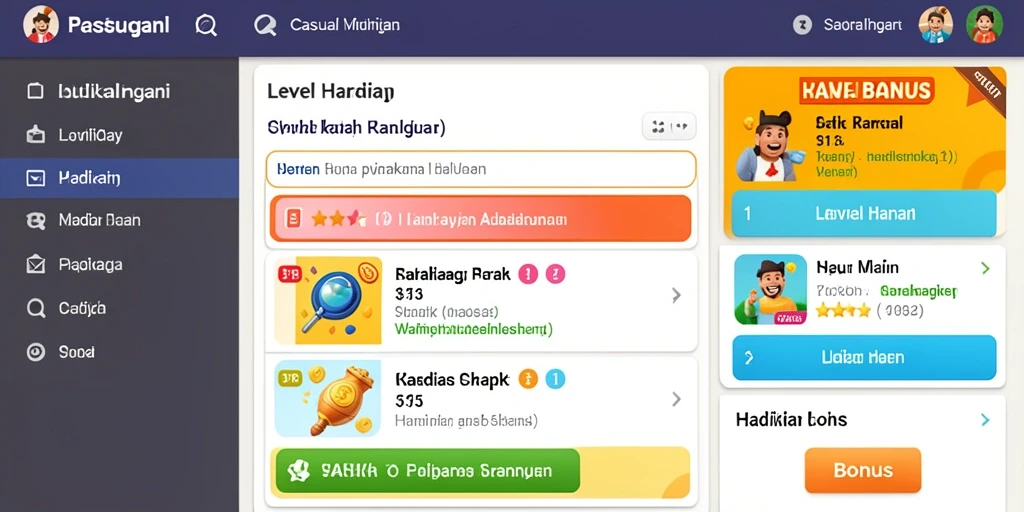 Tampilan antarmuka yang menarik dan intuitif.