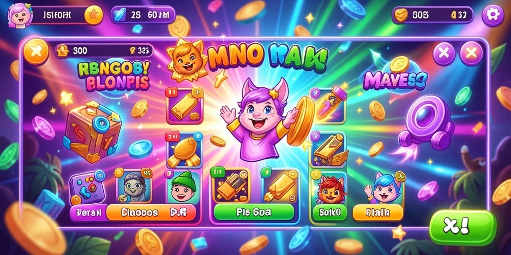Tampilan utama KOKO5000 dengan karakter kustomisasi.