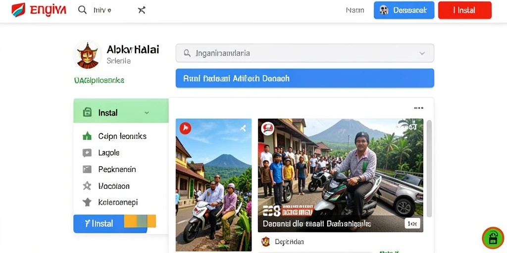 Screenshot menampilkan antarmuka pengguna yang menarik.